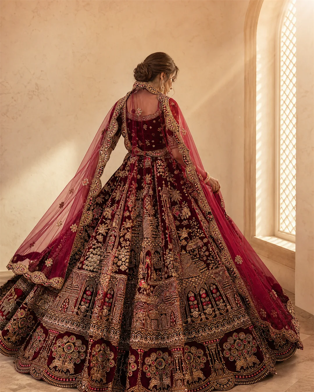 Bridal lehenga from the Wonder Bazar wedding edit