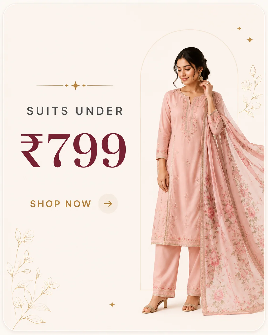 Suits under ₹799 — shop now