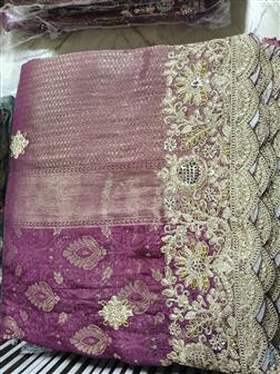 Silk Saree · Wine