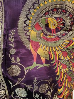 Ho Meena Zerkin Saree · Purple