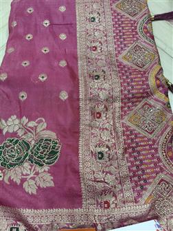 Silk Saree · Onion Pink