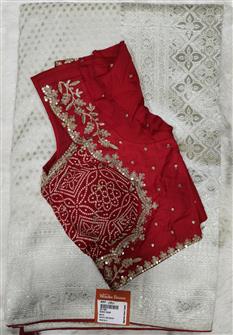 Saree · White