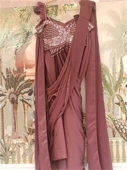 Cotton Saree · Wine