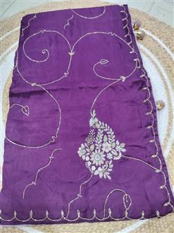Fancy Saree · Wine
