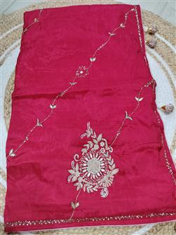 Fancy Saree · Red
