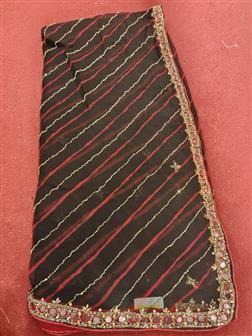 Chiffon Saree · Black