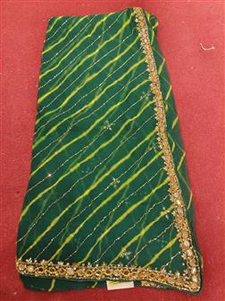 Chiffon Saree · Green