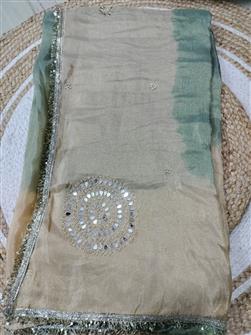 Fancy Saree · Sea Green