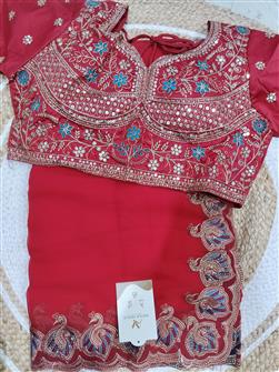 Saree · Red